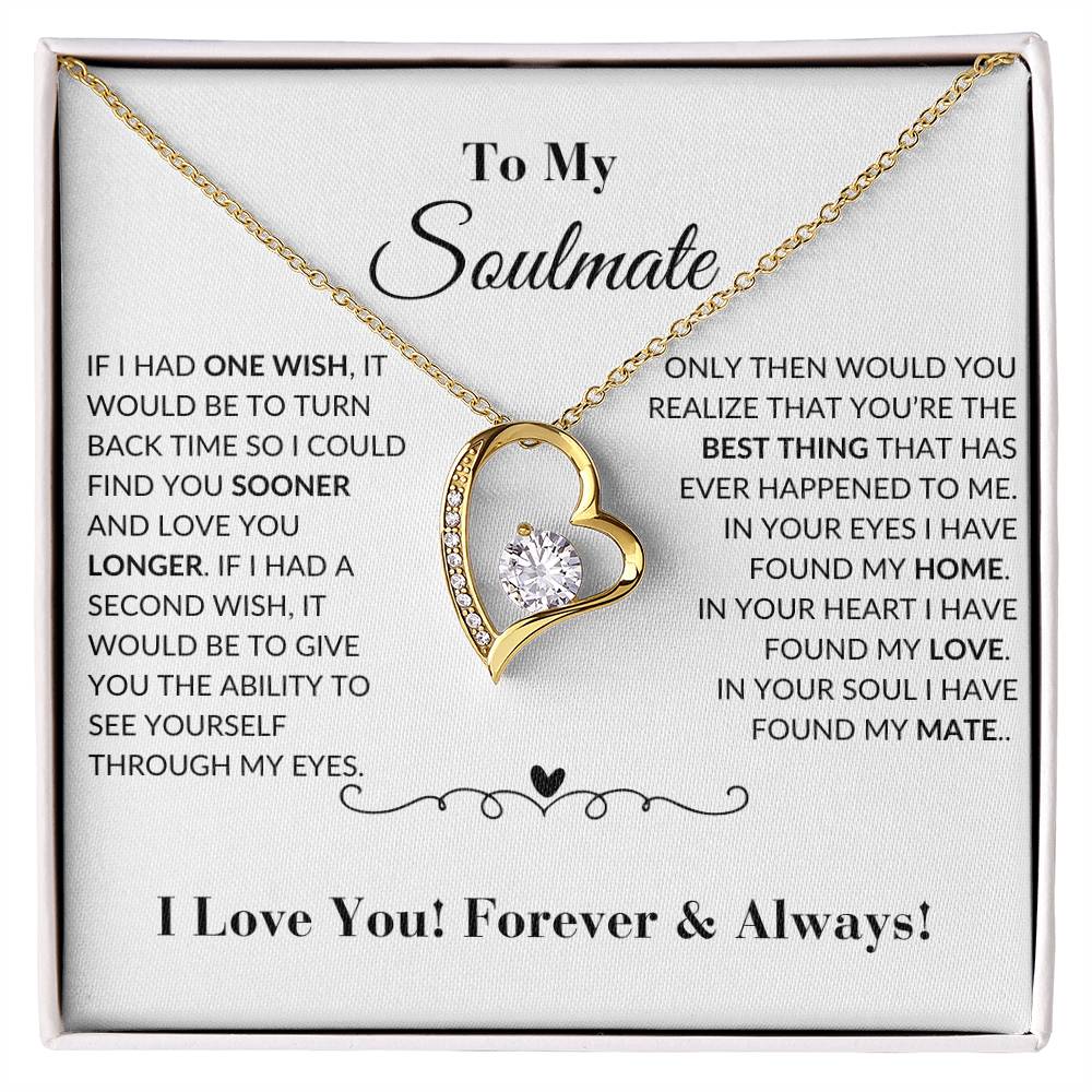 Unveiling Our Exquisite Heart "Timeless Love" Necklace for Your Beloved Soulmate!