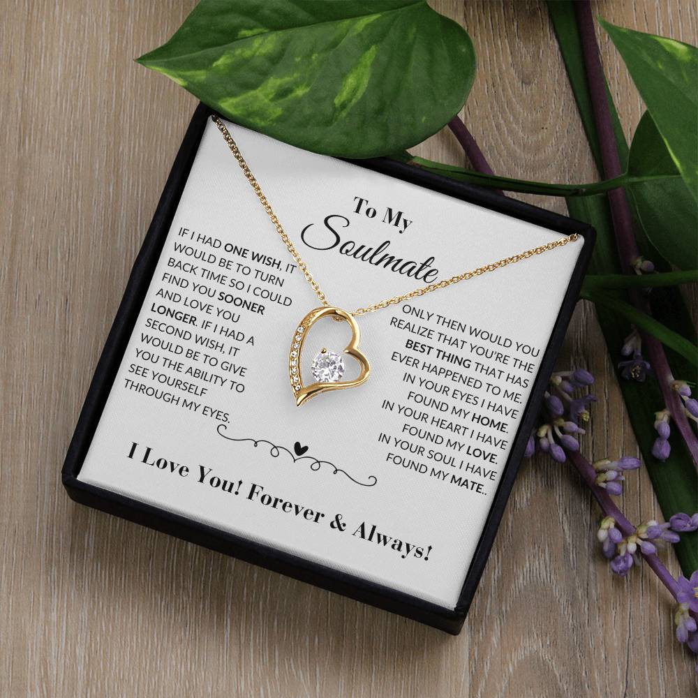 Unveiling Our Exquisite Heart "Timeless Love" Necklace for Your Beloved Soulmate!