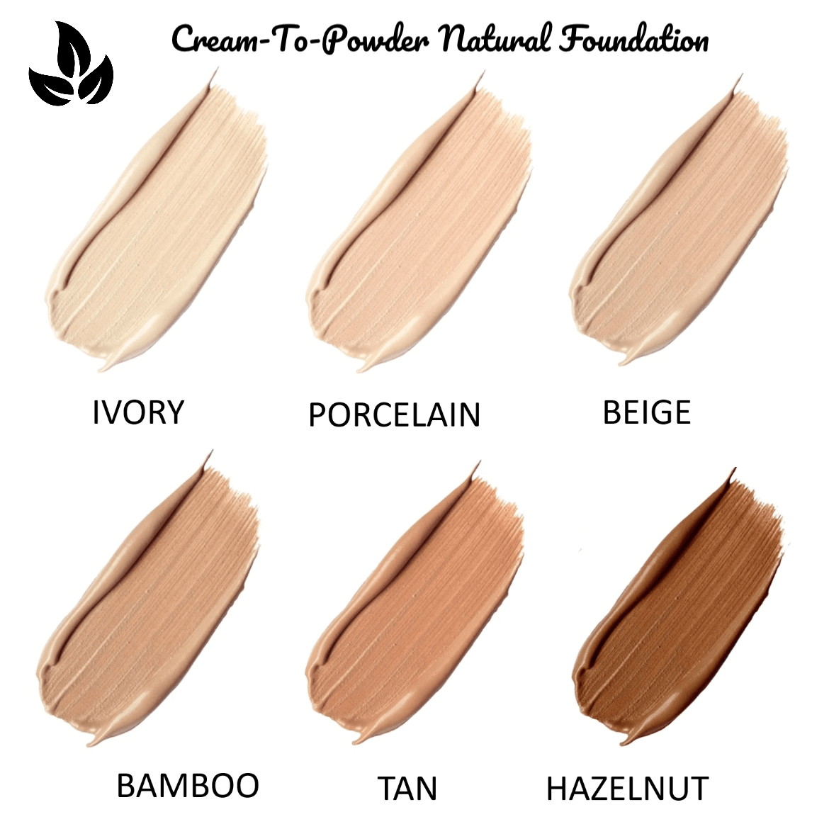 Cream-To-Powder Natural Foundation (PORCELAIN) (25g, 0.9oz.)-1